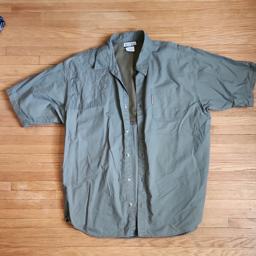 Columbia Mens Vented Outdoor Shirt